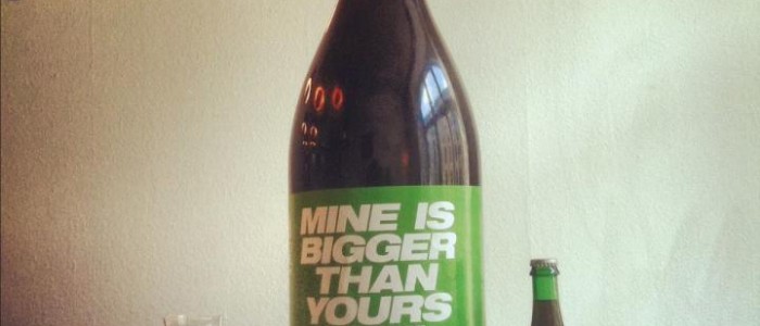 Mine is bigger than yours beer
