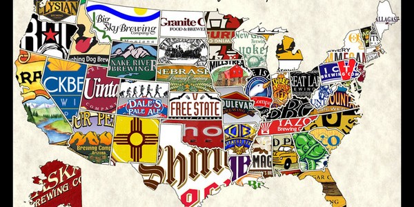 USA Craft Beer Map