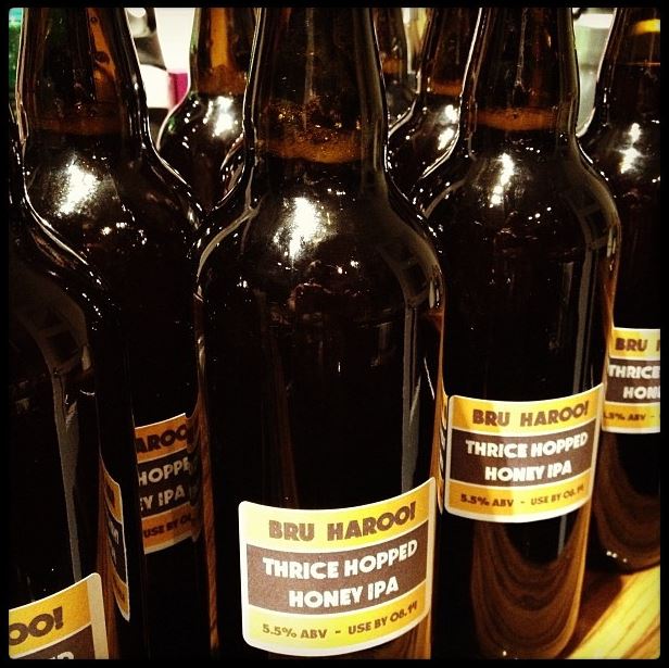 Bru Haroo! Thrice Hopped Honey India Pale Ale
